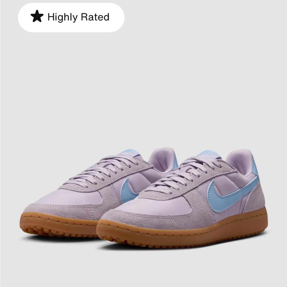 Nike Pastel Purple and Light Blue Sneakers
